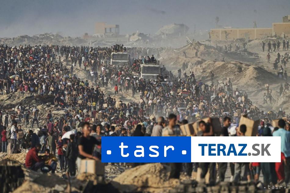 Macron Starmer a Merz Humanitarna katastrofa v Gaze musi skoncit