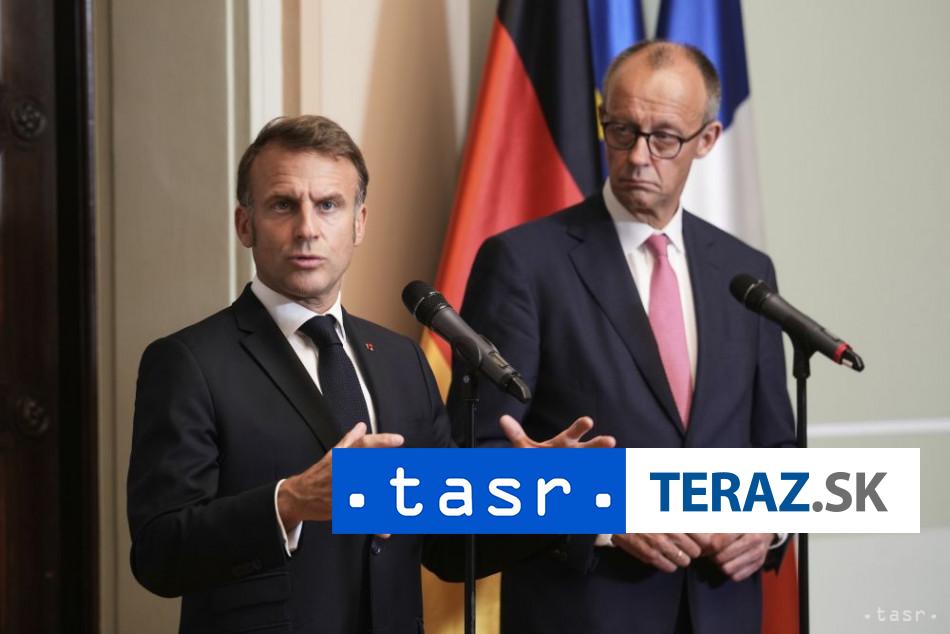 Macron a Merz v Berline vyzdvihli priatelstvo