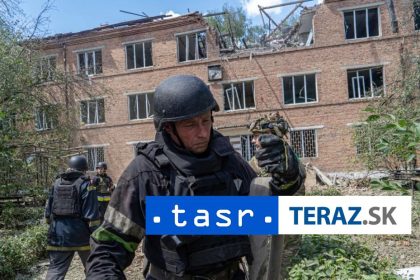 Rusky utok zasiahlo zdravotnicke zariadenie v Charkove