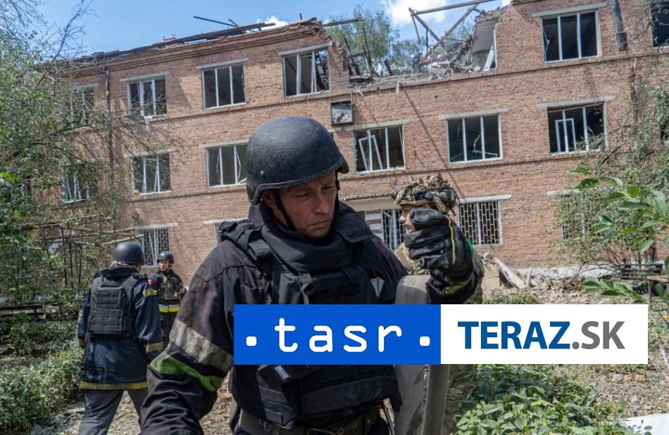 Rusky utok zasiahlo zdravotnicke zariadenie v Charkove