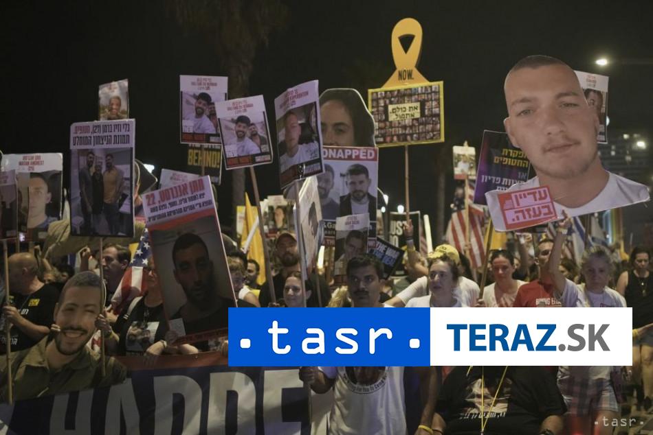 V Izraeli sa konali demonstracie za prepustenie rukojemnikov
