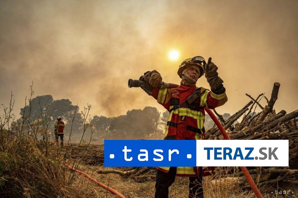 Hasici dostali pod kontrolu poziar na juhu Francuzska
