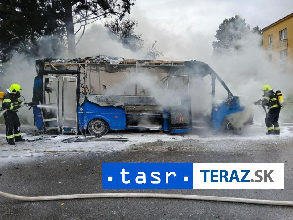 DRAMA V MARTINE Poziar autobusu sposobila porucha