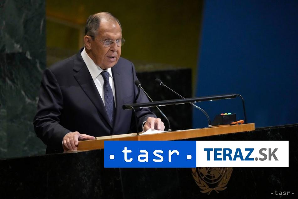 Lavrov v OSN Rusko rozhodne zareaguje na agresiu