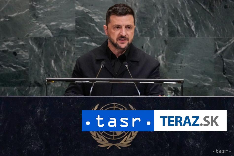Zelensky v OSN oznacil medzinarodne institucie za slabe a neefektivne
