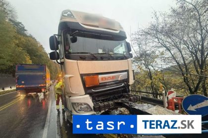 Vazna nehoda Pri Strecne sa zrazilo auto s kamionom