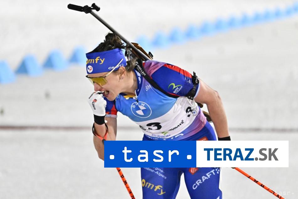 Biatlonistka Simonova po treste nestihne start SP