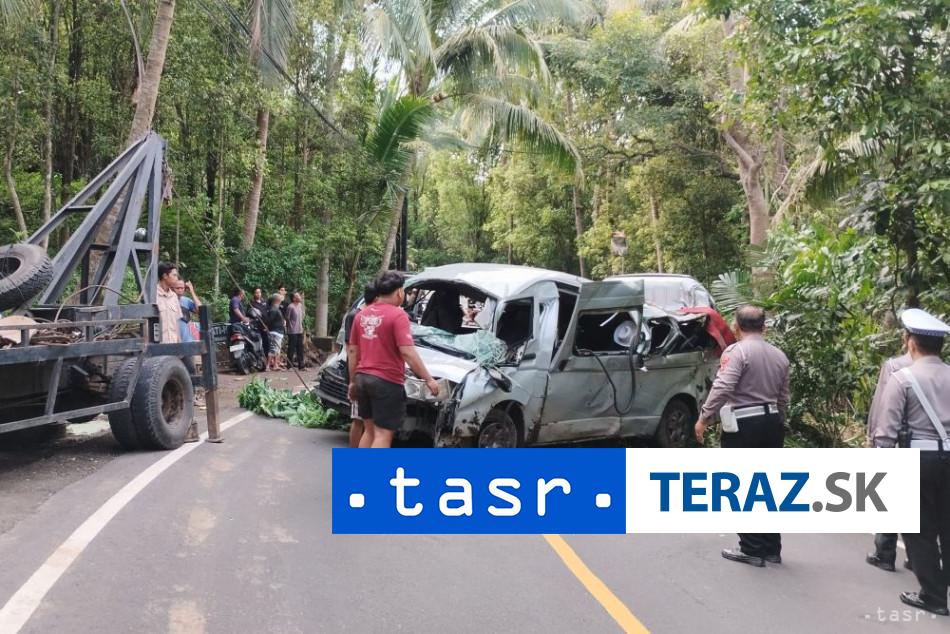 HAVARIA MINIBUSU NARAZ DO STROMU NEPREZILO PAT LUDI