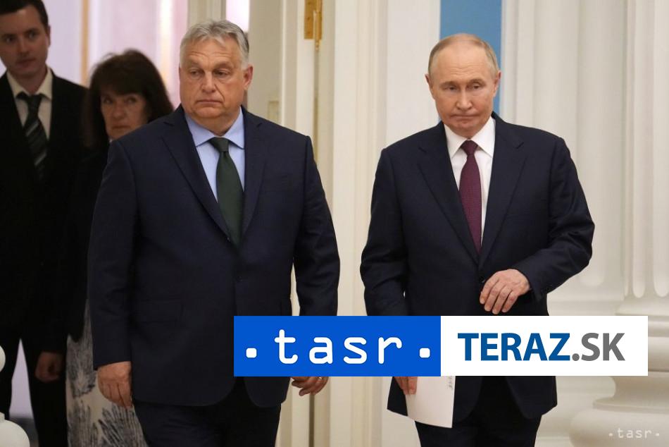 Kremel potvrdil ze Putin sa v piatok stretne s Orbanom v Moskve