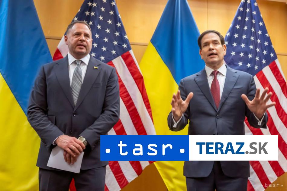 Pokrok na rokovaniach v Zeneve tvrdia Rubio a Jermak