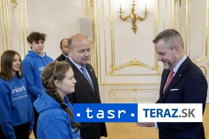 Prezident sa na Svetovy den deti stretol s ucastnikmi projektu UNICEF