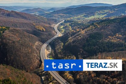 Snimk z lietadla Takto vyzera rychlostna cesta R2 Krivan