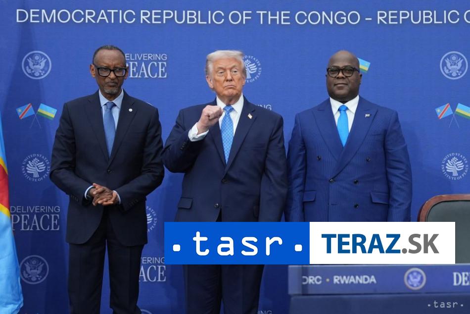 Prezidenti KDR a Rwandy spolu s Trumpom podpisali mierovu dohodu