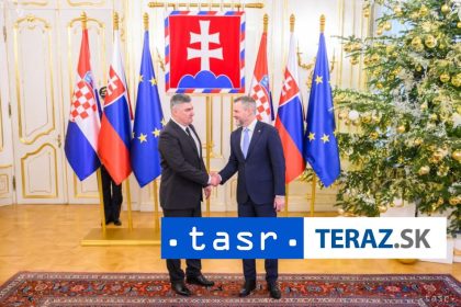 VIDEO Pellegrini prijal prezidenta Chorvatska hovorili o Ukrajine