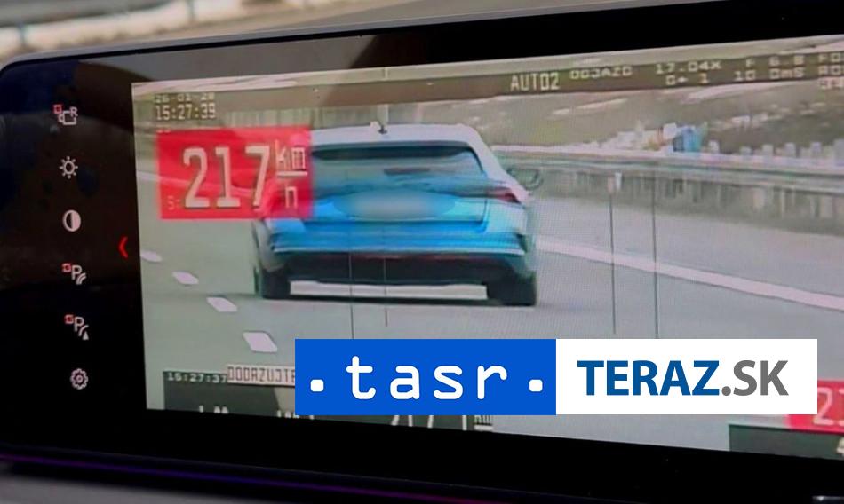 CESTNY PIRAT Na dialnici isiel 217 kilometrov za hodinu