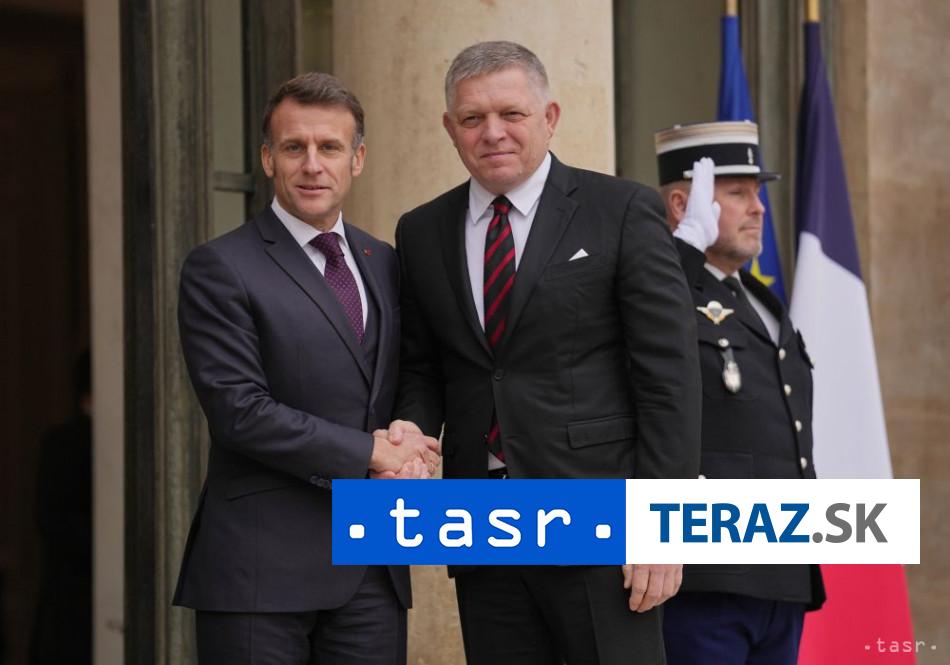 Fico sa stretol s Macronom rokuvali o jadrovej energetike aj obrannych otazkach