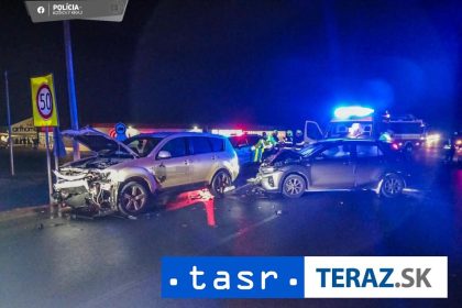 Vazna nehoda Pri Kosiciach sa zrazili tri auta su zraneni