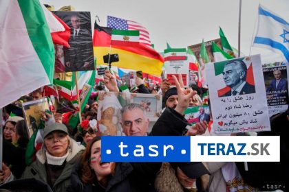 V Mnichove sa na demonstaracii proti Iranu zislo 200 000 ludi