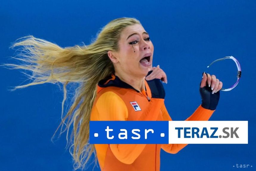 rychlokorculiarka leerdamova ziskala zlato na 1000 m v olympijskom rekorde