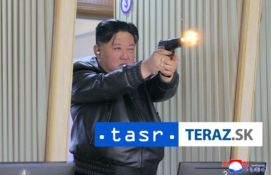 Kim Cong un a jeho dcera si na strelnici vyskusali nove zbrane