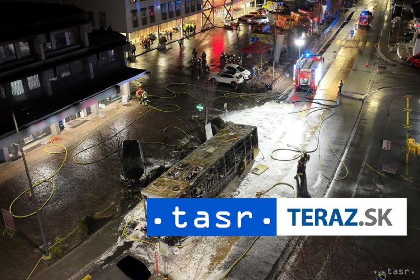 zapalil sa pozar v autobuse pravdepodobne sposobil psychicky labilny muz