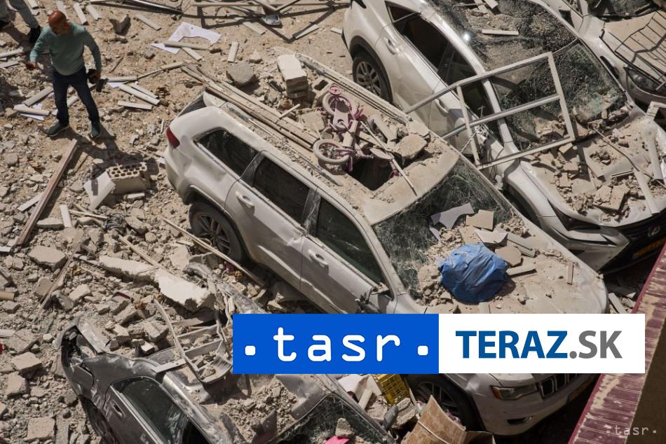 Izrael vykonal utoky na vladne ciele v Teherane Iran odpalis rakety