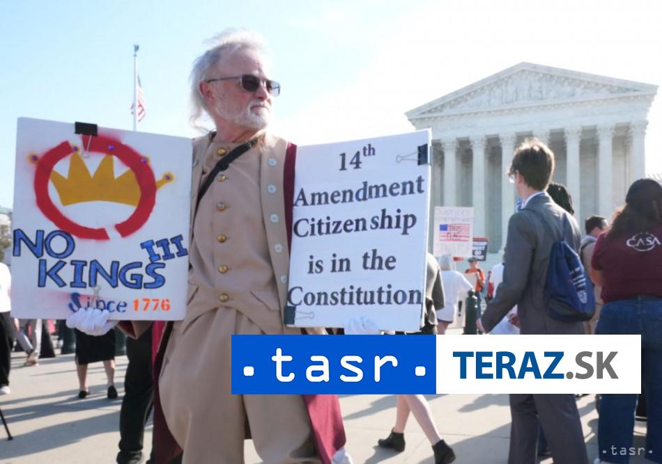 Trump sa dostavil na sud kde sa rokovalo o obmedzeni prava na obcianstvo