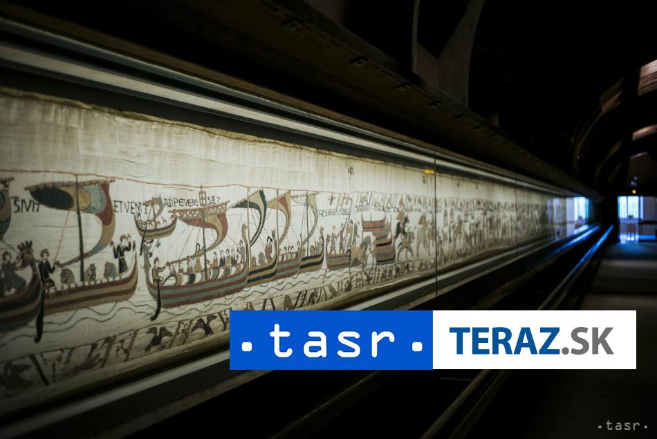 Tapeseria z Bayeux bude tajne prevezena do Britanie v kontajneri na vystavu