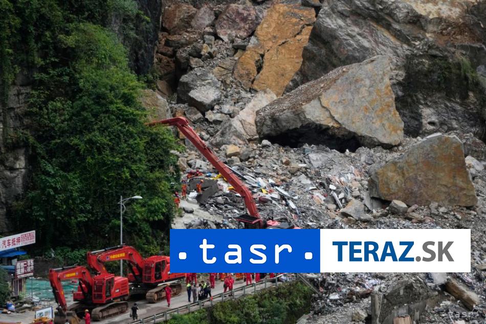 Mohutny zosuv pody v Cine si vyziadal najmenej 8 obeti