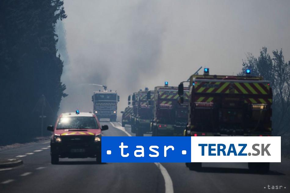 V chranenom lese Fontainebleau vypukol rozsiahly poziar