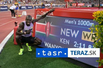 Wanyonyi ustanovil novy svetovy rekord v behu na 1000 m