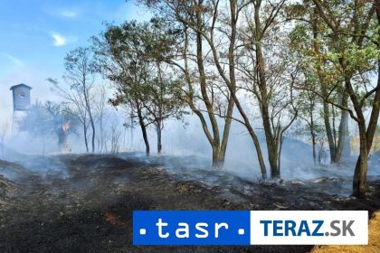 POZIAR LESA HASICI ZASAHUJU V KATASTRI OBCE MORAVSKY SVATE JAN