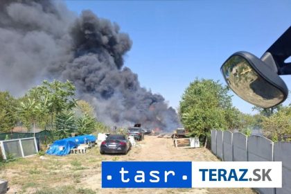 V Dunajskej Luznej HORILI vraky aut zasah trval niekolko hodin