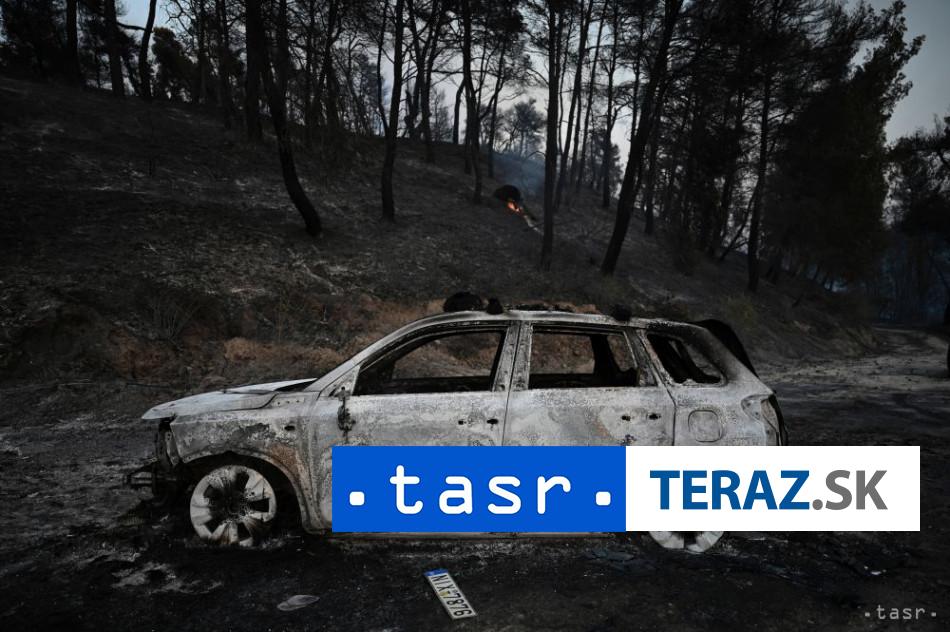 pozar na greckom ostrove ohrozil dve letoviska